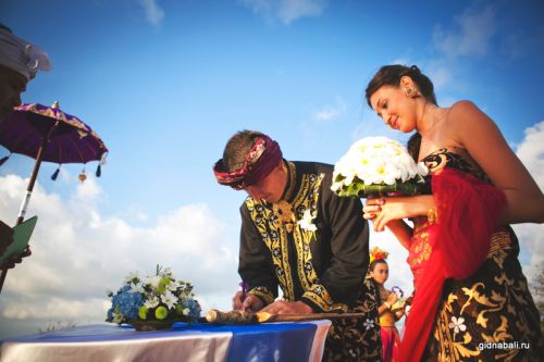Свадьба на Бали в балийском стиле