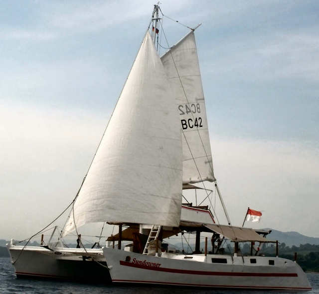 Яхта на Бали